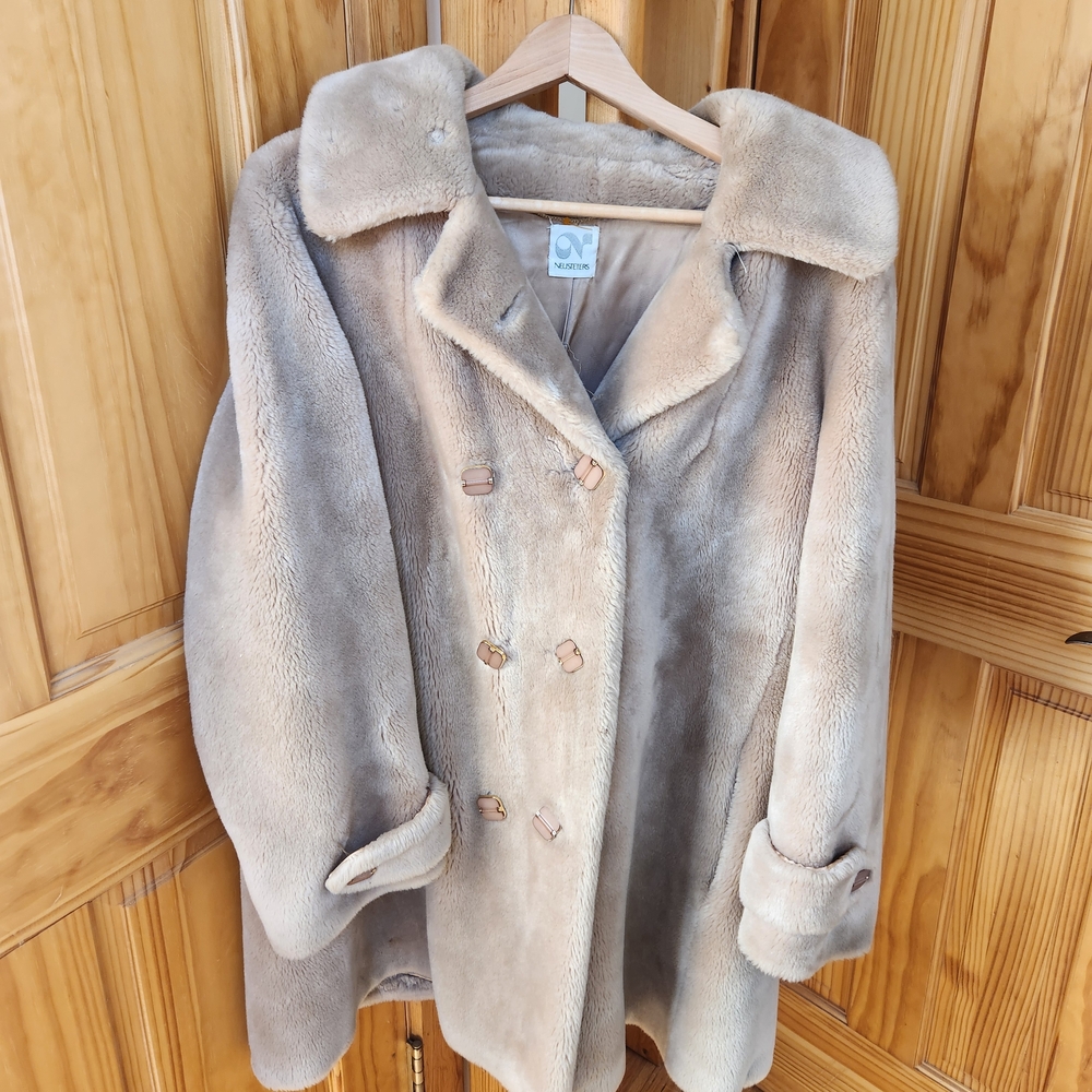 Vintage Tan Teddy Jacket